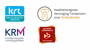 Logo's partnerende kwaliteitsregisters tandarts Nelemans Jeuken